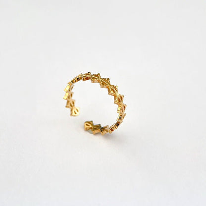 Holly Geometric Minimalist Ring - Alora Boutique