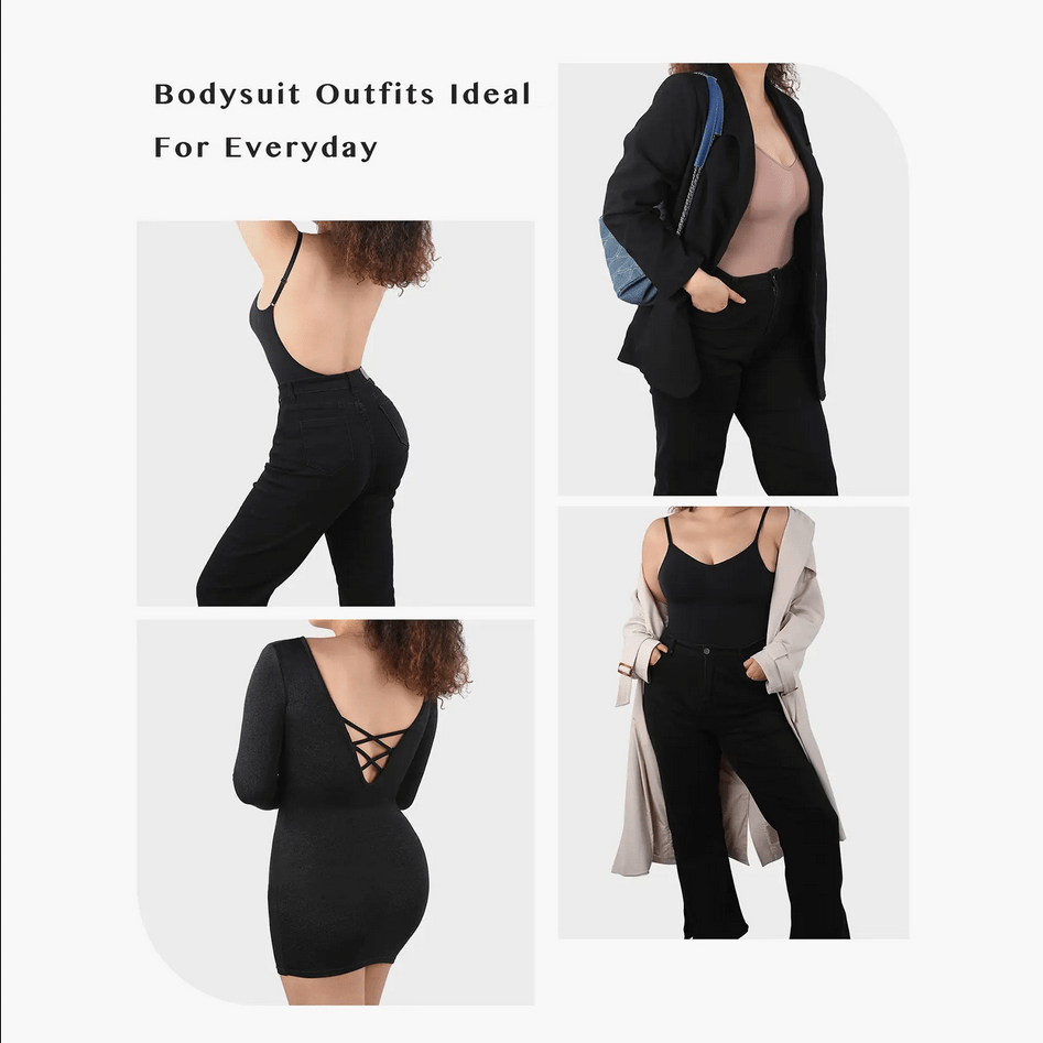 custom women backless onesie sculpted bodysuit