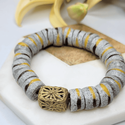 Zulana - ɛtene Sustainable Bracelet | African Recycled Glass - Alora Boutique